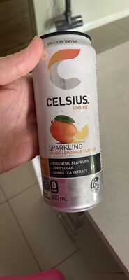 CELSIUS Sparkling Mango Lemonade, Sugar Free Energy Drink, 12 Fl Oz