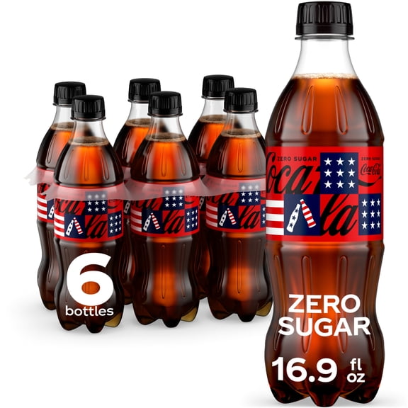Coke Zero Sugar Diet Soda Soft Drink, 16.9 fl oz