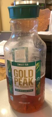 Gold Peak Iced Tea, Zero Sugar Sweet Tea bottle, 16.9 fl oz