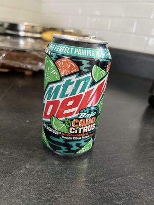 Mountain Dew, Baja Cabo Citrus Zero Sugar 12 Fl Oz can