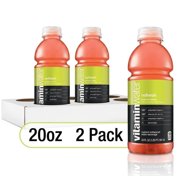 Propel Electrolyte Enhanced Water Sports Drink, Tropical Punch Flavor, 12 fl oz Water bottle