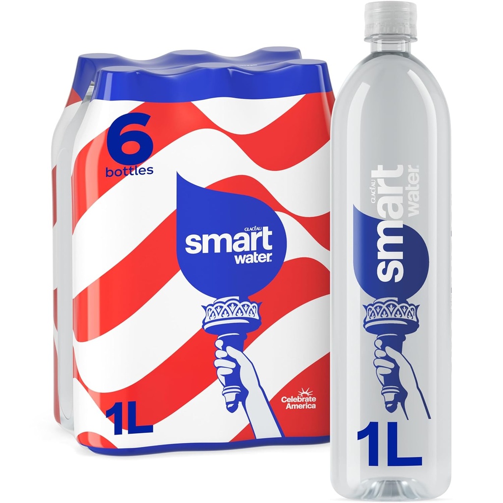 Smartwater Packaged Drinking Water, 33.8 Fl Oz