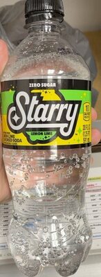 Starry Zero Sugar Lemon Lime Soda, 12 Fl Oz can