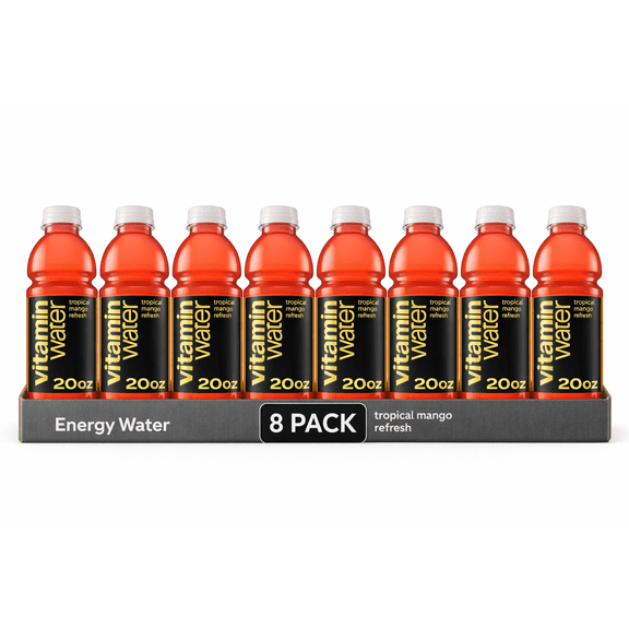 vitaminwater Refresh Tropical Mango Nutrient Enhanced Flavored Water Beverage, 20 fl oz bottle