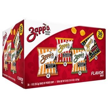 Zapp's Kettle Potato Chips, Variety Pack