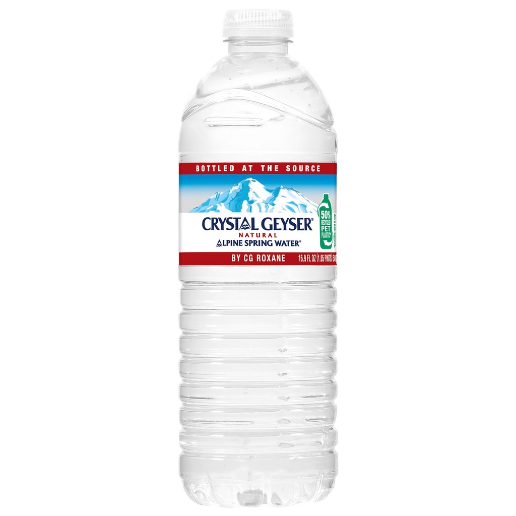 Crystal Geyser Alpine Spring Water, 16.9 fl oz Bottles, 40 Pack