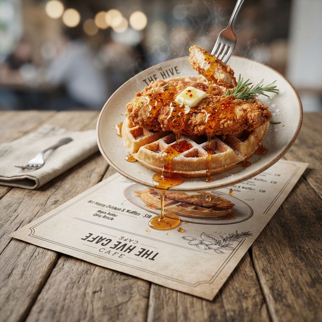 Hot Honey Chicken & Waffles