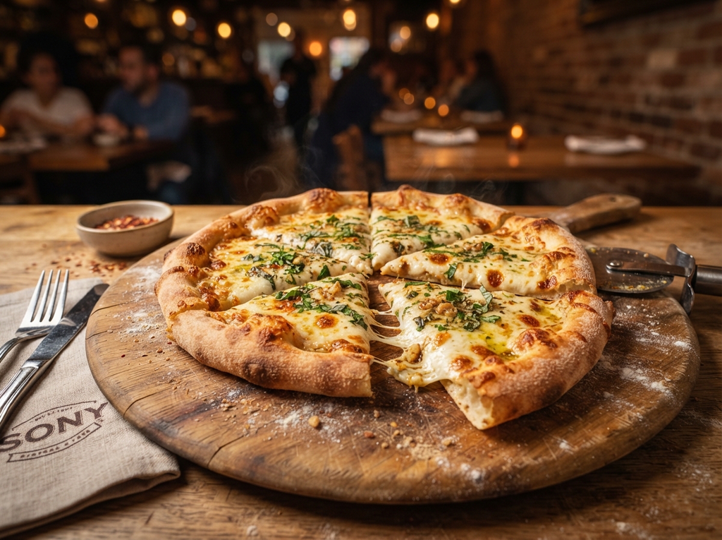 Garlic-Herb Cheese Pizza