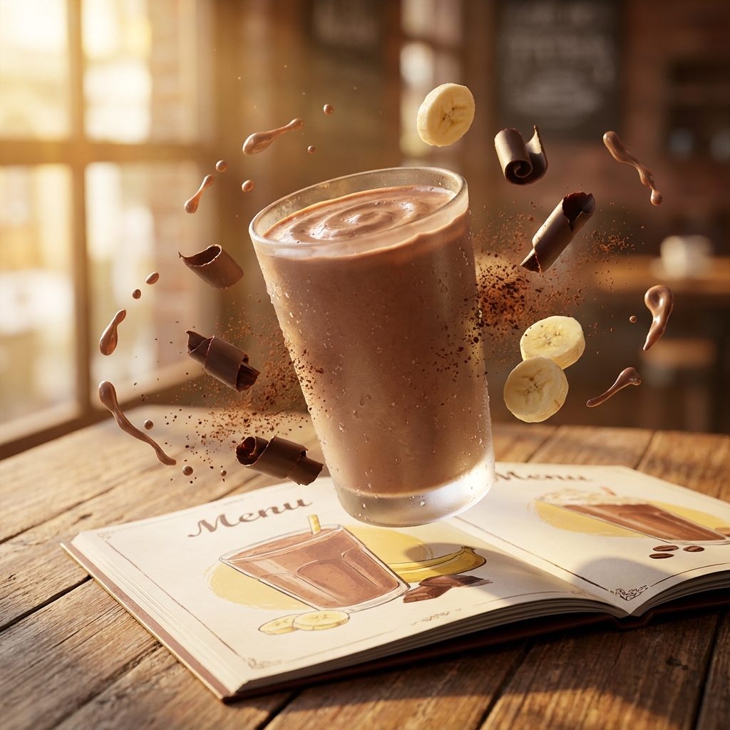 Chocolate Banana Protein Smoothie