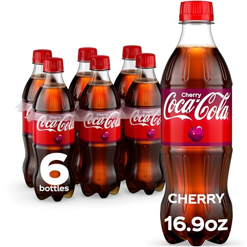 Coca-Cola Cherry Soda Soft Drink, 16.9 fl oz