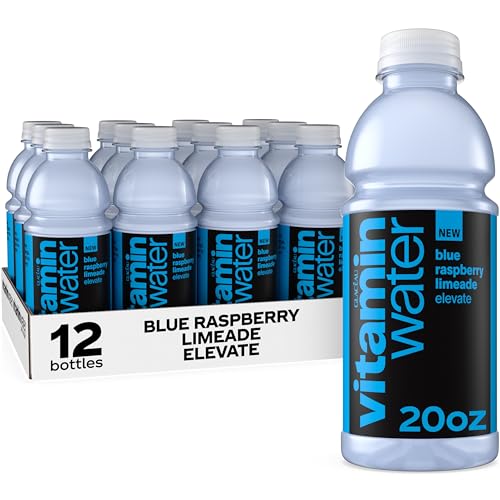 vitaminwater Blue Raspberry Limeade Elevate Nutrient Enhanced Water Beverage 20 oz