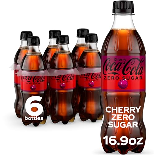 Coca-Cola Zero Sugar Cherry Diet Soda Soft Drink, 16.9 fl oz