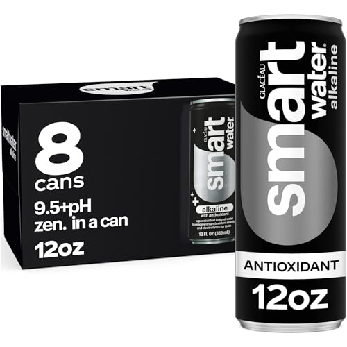Smartwater Alkaline + Antioxidant Aluminum Can 12oz