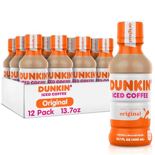 Dunkin' Original Iced Coffee Bottle, 13.7 fl oz