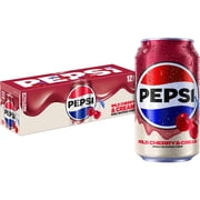 Pepsi Cola Soda, Wild Cherry, 12 Fl Oz can