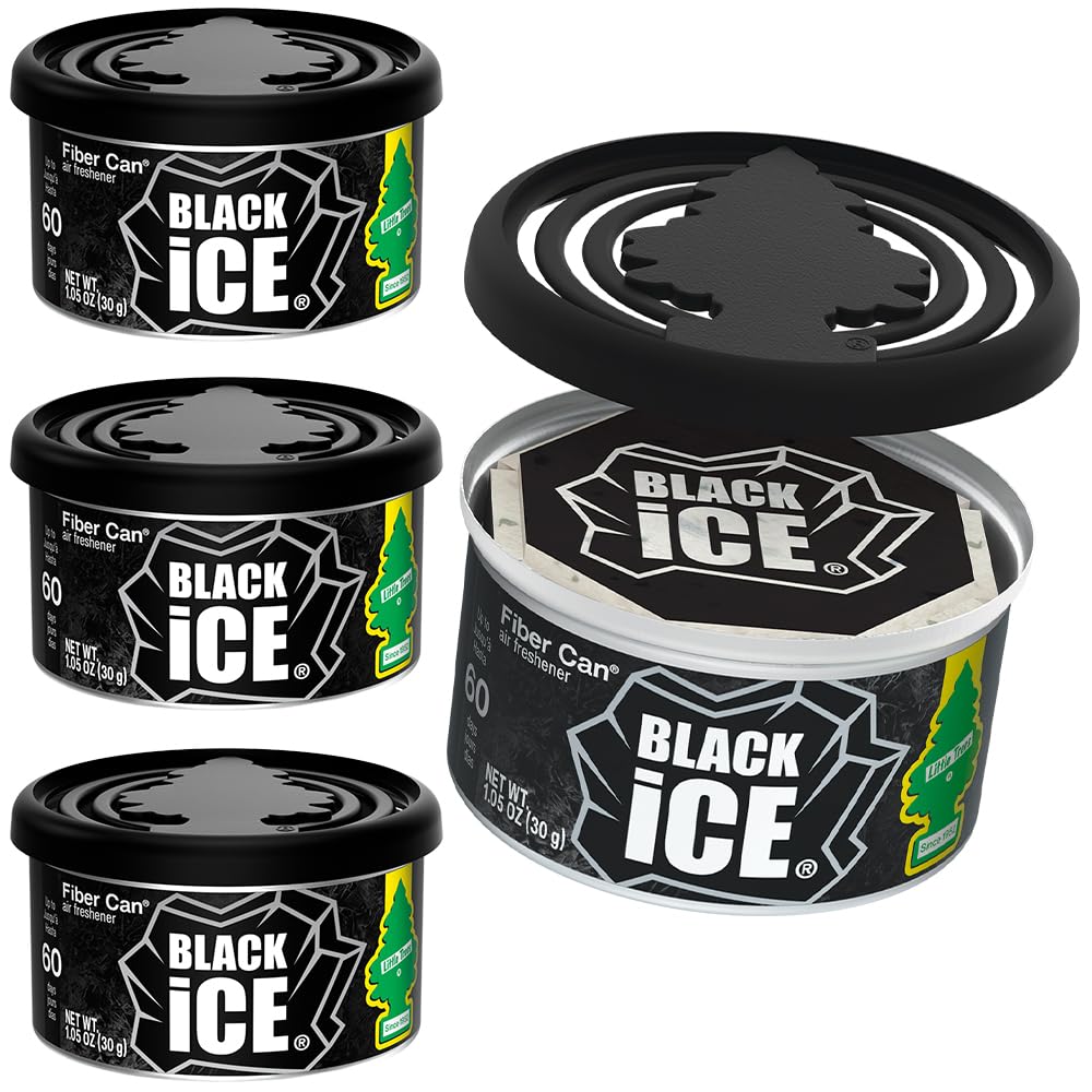 Little Tree Black Ice Air Fresheners, 6 pk.