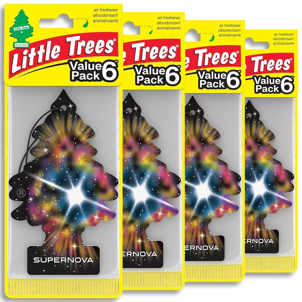 Little Trees Air Fresheners - Supernova, 6 pk.