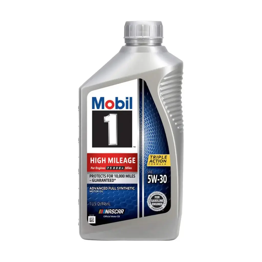 Mobil 1 High Mileage 5W-30, 6X, 1 QT