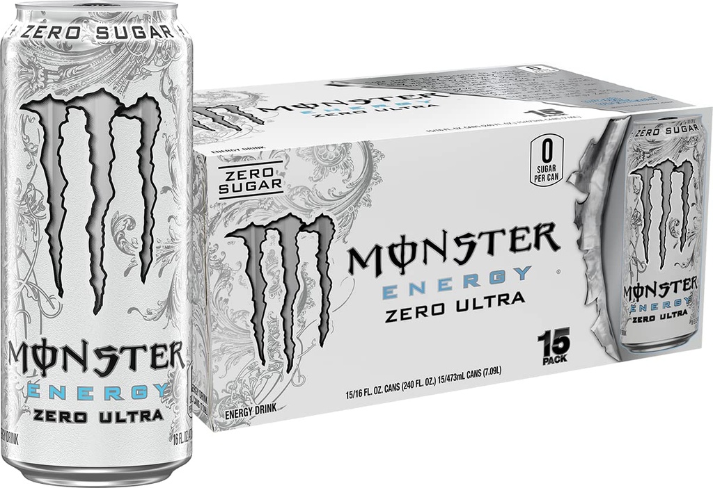 Monster Energy Ultra Zero Ultra Club Pack, 24 pk./16 fl. oz.