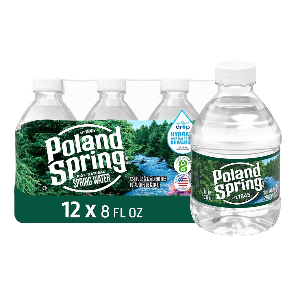 Poland Spring Natural Spring Water, 40 pk./16.9 oz.