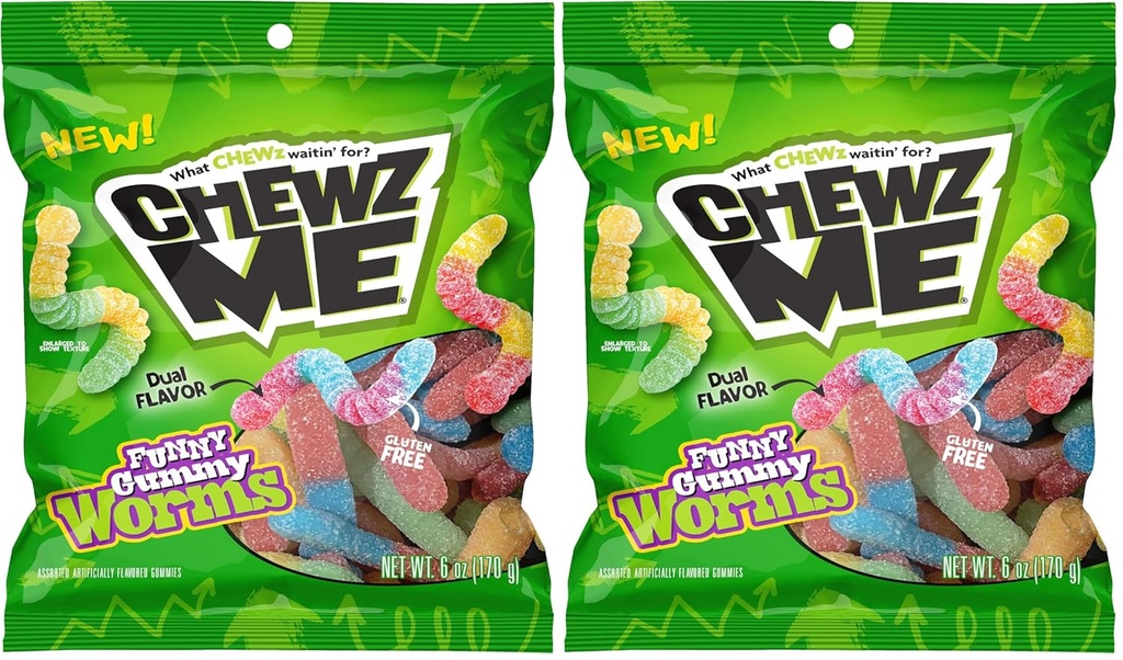 BF GUMMY WORMS 6 oz