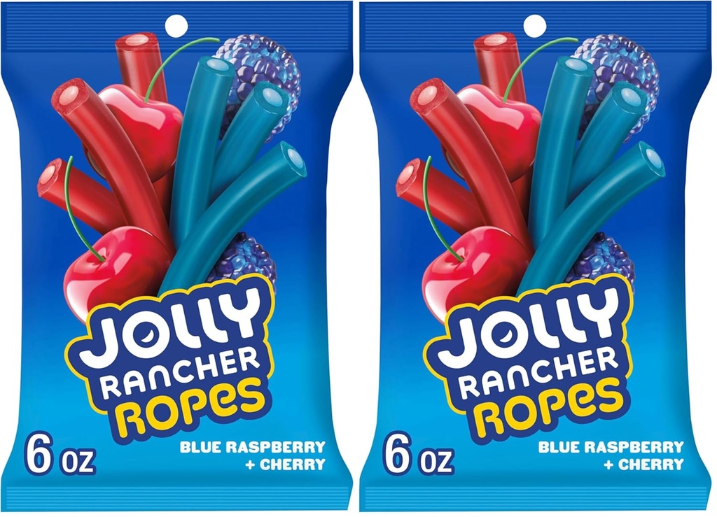 Jolly Rancher Ropes Raspberry Cherry, 6 oz