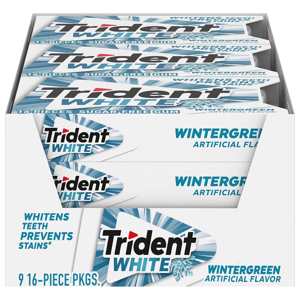 TRIDENT WHITE 16PC WINTERGREEN