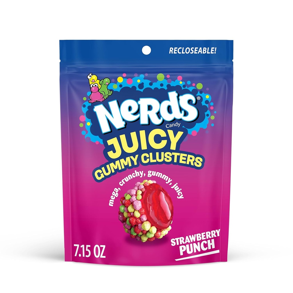 NERDS JUICY GUMMY CLUSTERS4.5 oz
