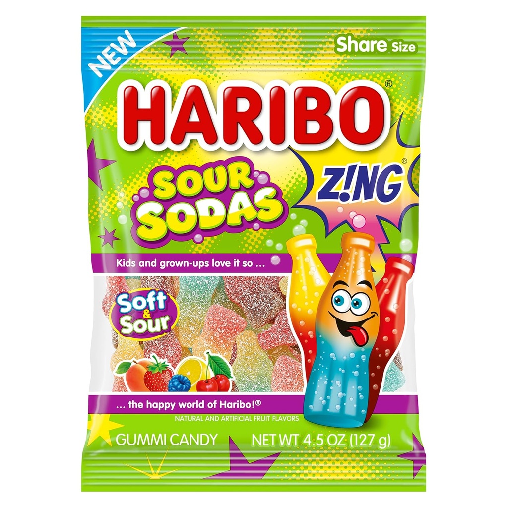 HARIBO SOUR SODA 4.25 oz