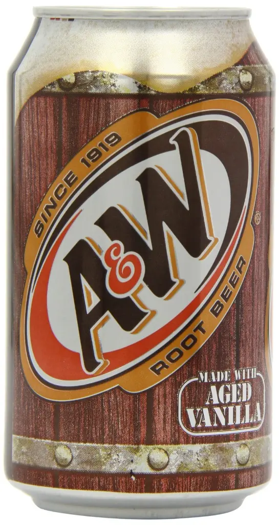 A&W Root Beer Soda, 12 fl oz can