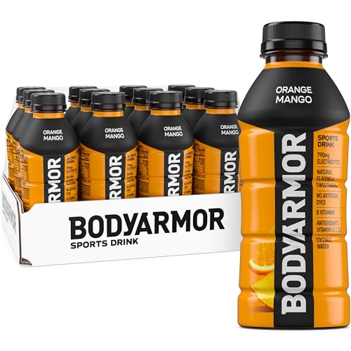 BODYARMOR Flash I.V. Zero Sugar + Caffeine, Pineapple Passionfruit Electrolyte Beverage, Hydration Drink For Rapid Rehydration, Post Workout Recovery, 20 Fl Oz