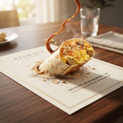 Cloud 9 Breakfast Crunch Burrito