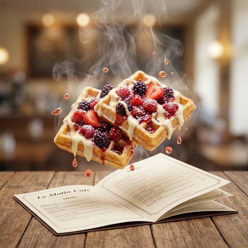 Berry Cheesecake Waffle