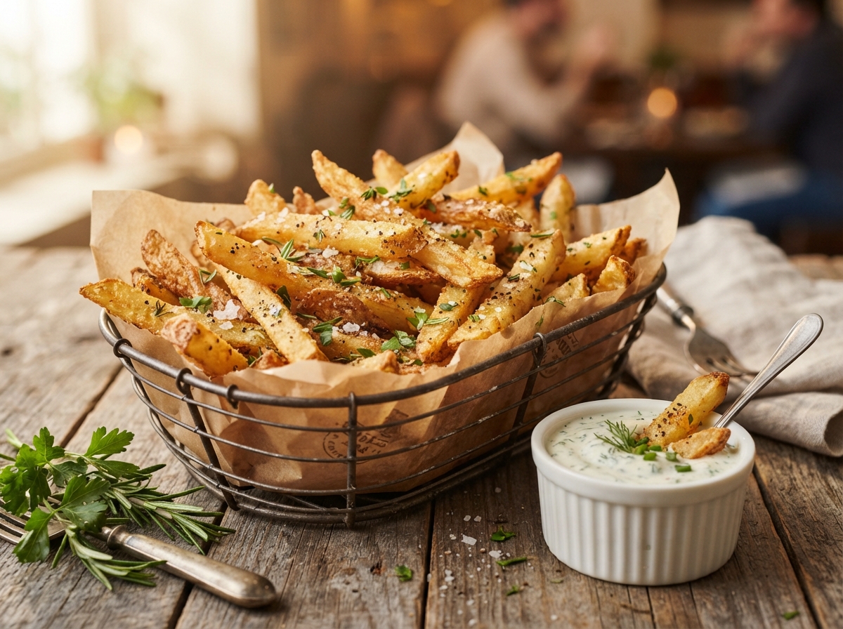 Oven-Crisped Fries
