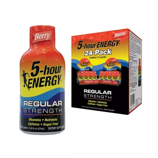 [BJS237050] 5-Hour Energy Shot Regular Strength - Berry